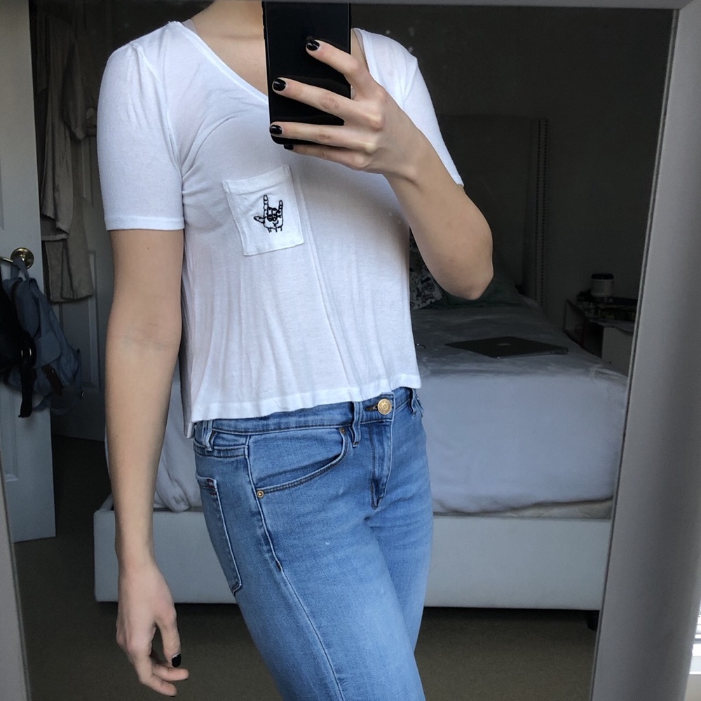 Brandy Melville Love Sign Language Top